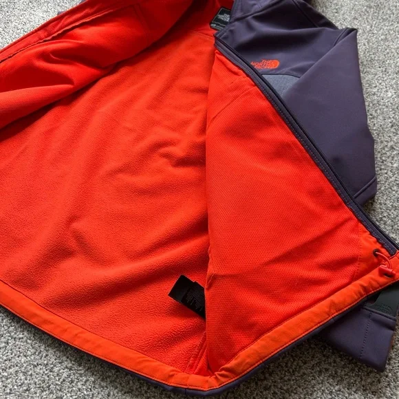 The North Face Men's Purple and Orange Performance Jacket - Picture 4 of 7